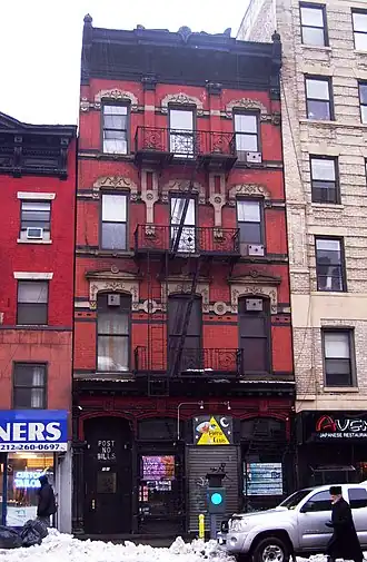 101 Avenue A, built in 1876, location of the Club