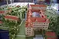 A model of the restored abbey made by the Lubiąż Foundation