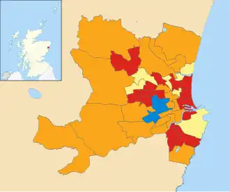 2003 results map