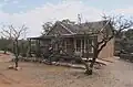 The adobe house believed to have been occupied by James Stetson.