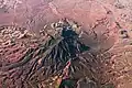 Aerial view, south at top of frame
