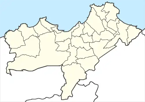 2020–21 Algerian Ligue 2 is located in Oran