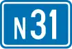 National Route 31 shield}}