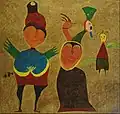 Miss Iliad, 1969 oil on fiber board, 115x120cm MNMA, Jagodina