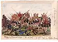 Sketch of the Battle of Elandslaagte by Willem Frederik Mondriaan