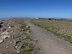 Trail on the summit