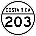 National Secondary Route 203 shield}}
