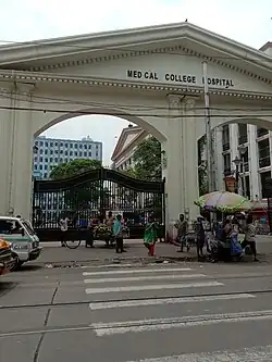 Calcutta Medical College and Hospital main entrance at College Street