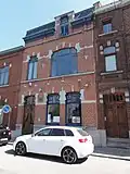 The house of surrealist painter René Magritte.