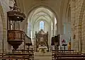 Church interior.