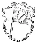 Coat of Arms of the Smolensk Voivodeship from The heraldic arms of the Polish knighthood&nbsp;[pl] by Bartosz Paprocki, 1584[40]