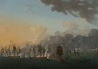 Naval battle off Louisbourg, 21 July 1781 (1788)
