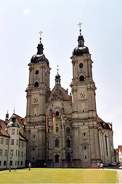 Abbey Convent of St. Gall, located in the Swiss city with the same name, was founded by the Irish Benedictine monks.