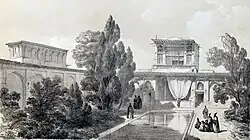 Sketch by Eugène Flandin, 1840