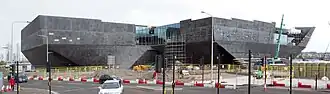 V&A Dundee under construction in 2017