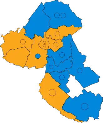 2023 results map