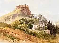 Burg with the castle above.