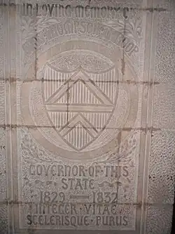 Enos T. Throop memorial, nave.