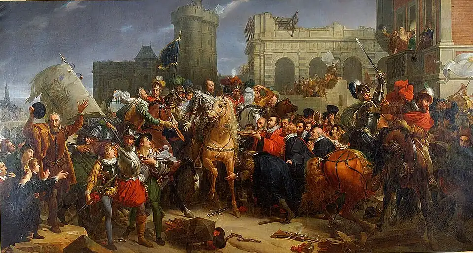 Entry of Henry IV into Paris, 1817