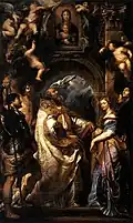 Saint Gregory the Great with Saints (1606-1607, Musée de Grenoble)