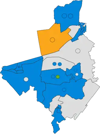 2019 results map