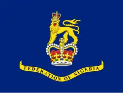 Flag used in independent Nigeria (1960 to 1963)