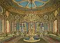 Illustrations of the Moorish Hall at the time it was built