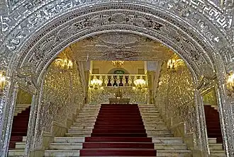 Stairs leading up to the Salam Hall