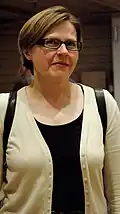 Heidi Hautala candidate of the Green League, finished 4th on 1st round with 3.5% of the votes