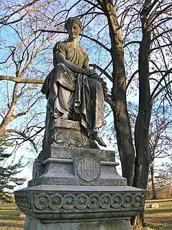 Hunt family monument, Cedar Hill Cemetery, Hartford, CT.