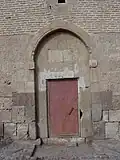 Entrance to the church