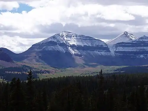 76. Kings Peak is the highest summit of the Uinta Range and Utah.