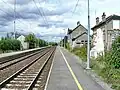View of the railway station