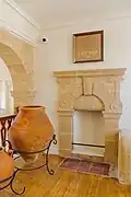 Another angle of the hearth.