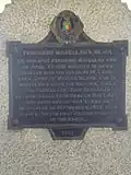Plaque recounting Magellan's death