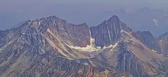 Majestic Mountain (left) and Mount Estella (right)