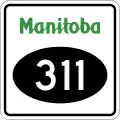 Provincial Road 311 marker