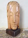 The maquette of the Vrouwenmasker dated 1929, height 20&nbsp;cm