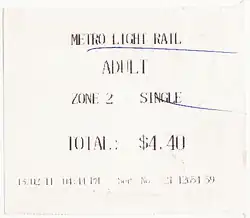 A single ticket