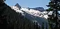 Mount David (left) and Mount Jonathan (right) are named for the biblical David and Jonathan