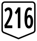 Route 216 shield