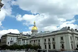 Image 7The design of the golden-domed New Jersey State House in Trenton differs from most other U.S. state houses in not resembling the U.S. Capitol. (from New Jersey)