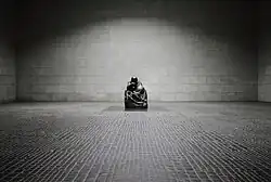Today's interior of the Neue Wache with Käthe Kollwitz's statue Mother with her dead son