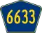 Highway 6633 marker