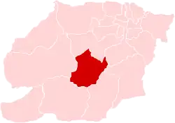 La Vega as seen located in the Libertador municipality.