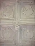 Detail of the staircase ceiling