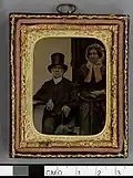 Richard Richards (1780–1860) and his granddaughter Elen Richards (1825–1864)