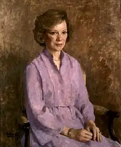 Portrait of Rosalynn Carter by George Augusta, 1984