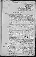record referring to Lieutenant Canaveris