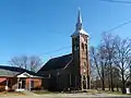 St. John church with school